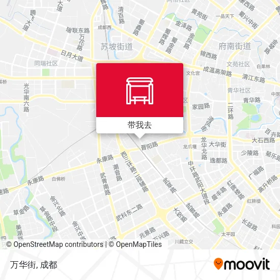 万华街地图