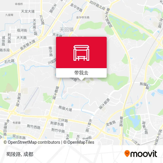 蜀陵路地图