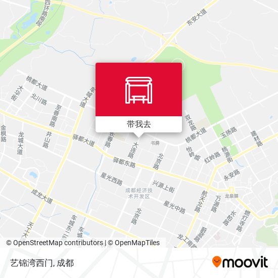 艺锦湾西门地图