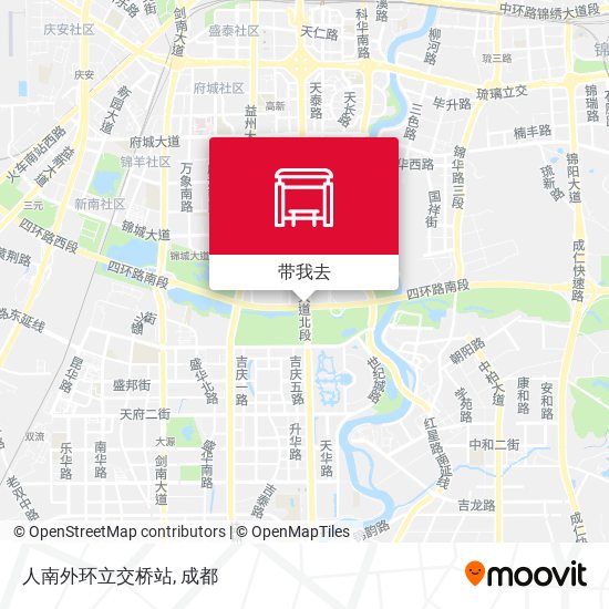 人南外环立交桥站地图