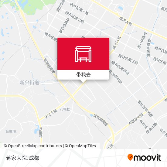 蒋家大院地图