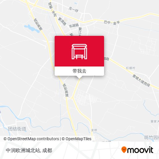 中润欧洲城北站地图
