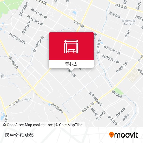 民生物流地图