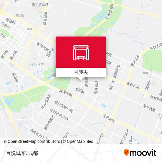百悦城东地图