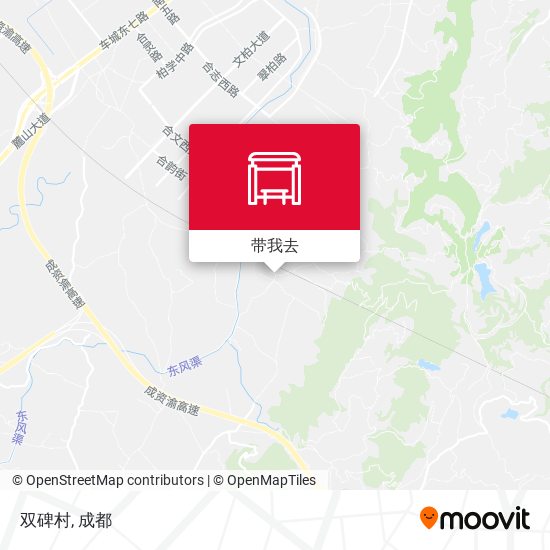 双碑村地图
