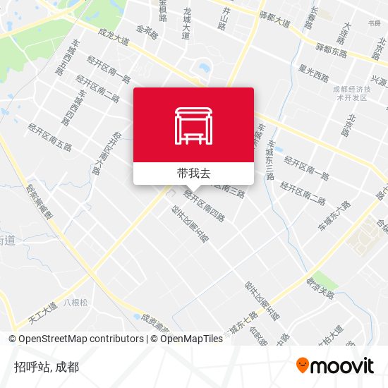 招呼站地图