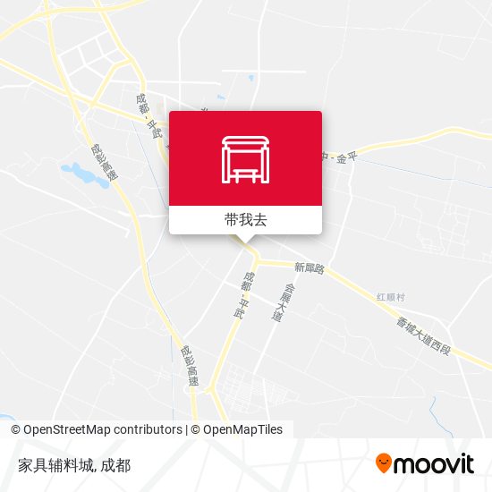 家具辅料城地图