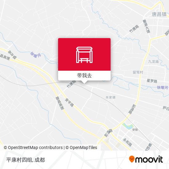 平康村四组地图