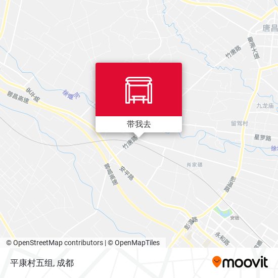 平康村五组地图