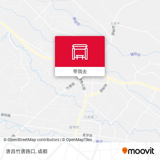 唐昌竹唐路口地图