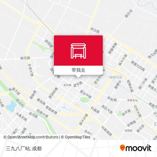 三九八厂站地图