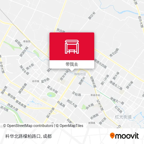 科华北路檬柏路口地图