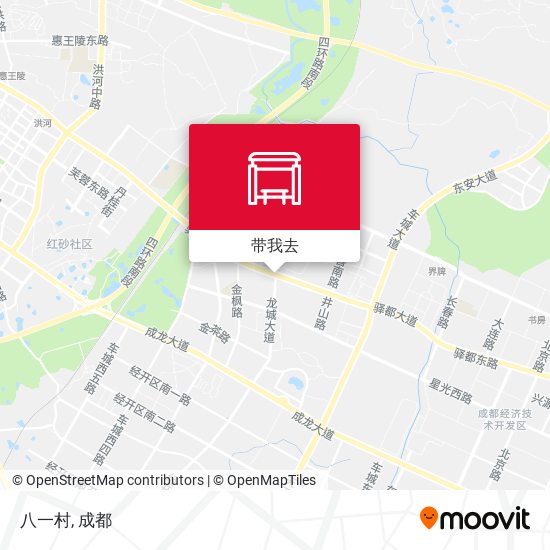 八一村地图