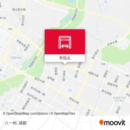 八一村地图