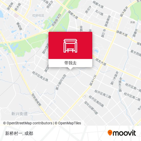 新桥村一地图