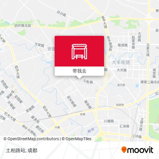 土柏路站地图