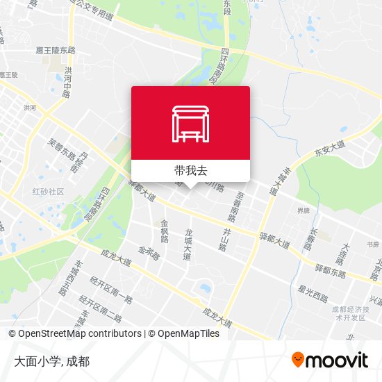 大面小学地图