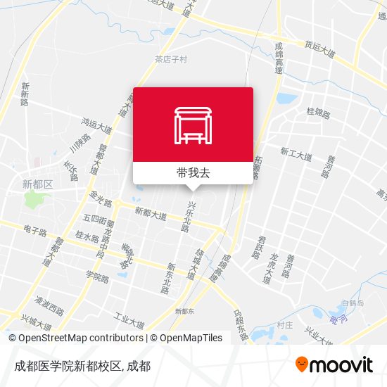 成都医学院新都校区地图