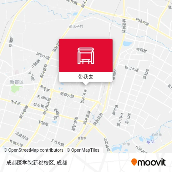 成都医学院新都校区地图