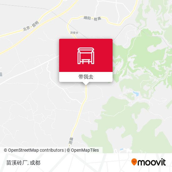 苗溪砖厂地图