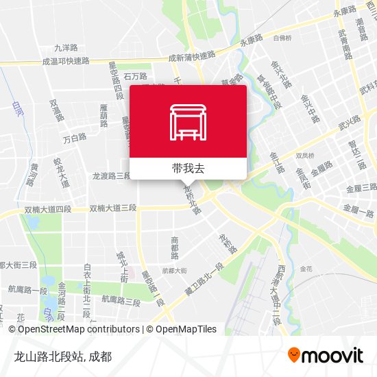 龙山路北段站地图