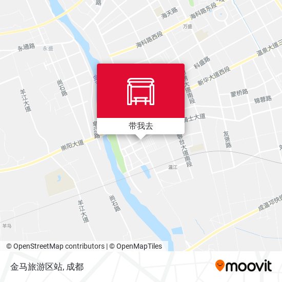 金马旅游区站地图