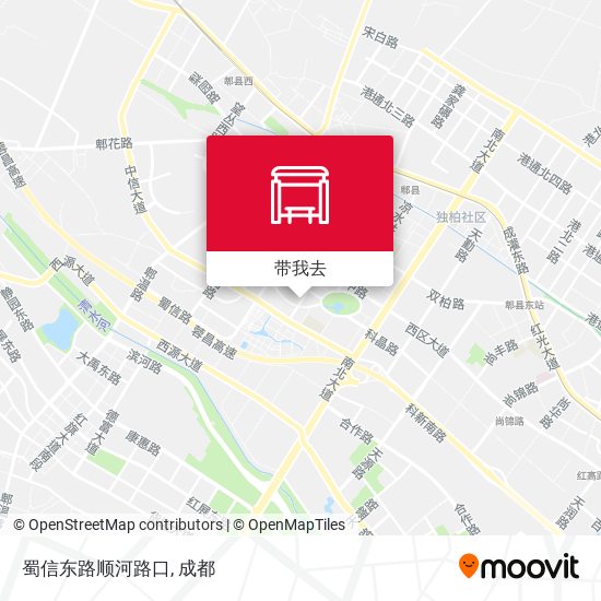 蜀信东路顺河路口地图