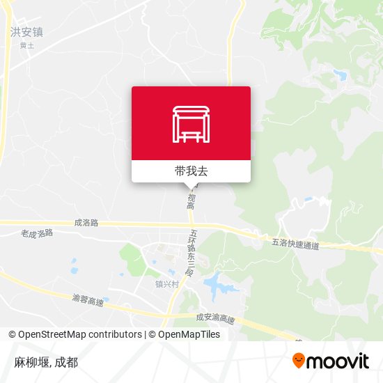 麻柳堰地图
