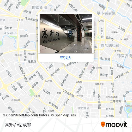 高升桥站地图