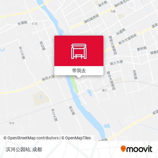 滨河公园站地图
