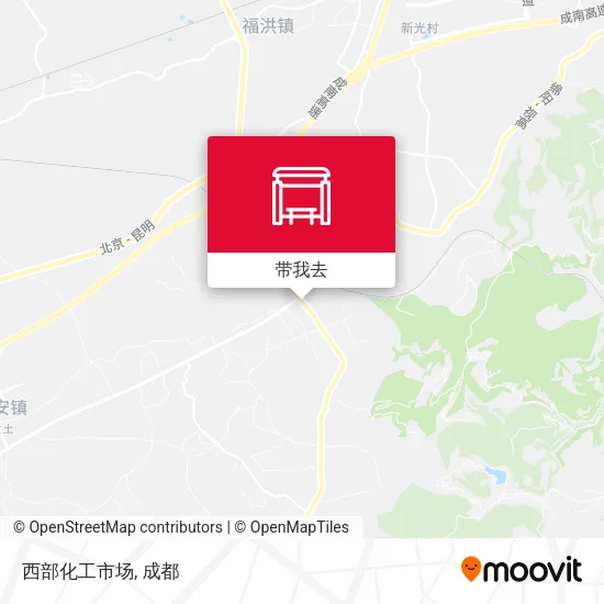 西部化工市场地图