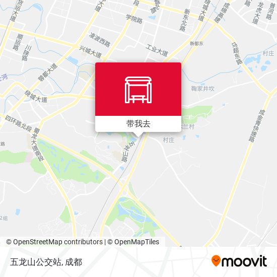 五龙山公交站地图