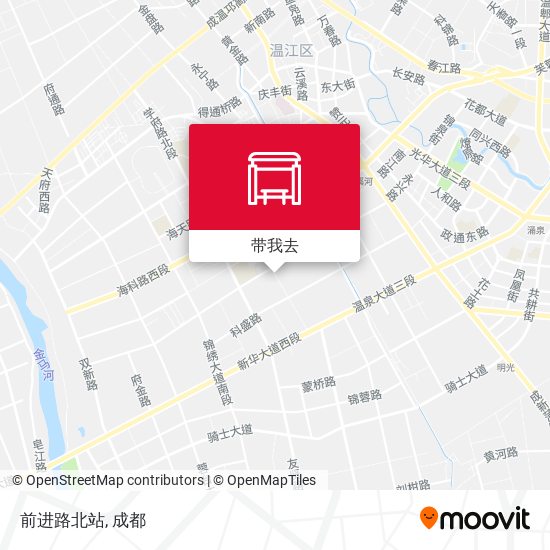 前进路北站地图