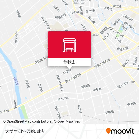 大学生创业园站地图