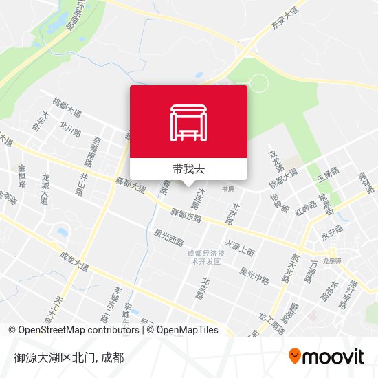 御源大湖区北门地图