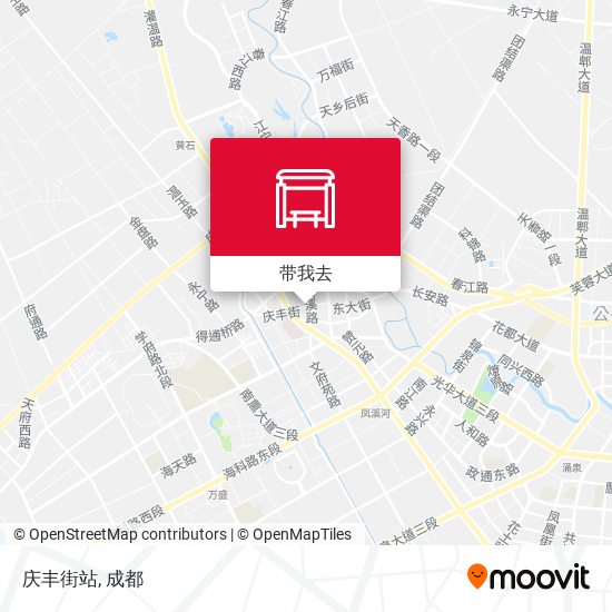 庆丰街站地图