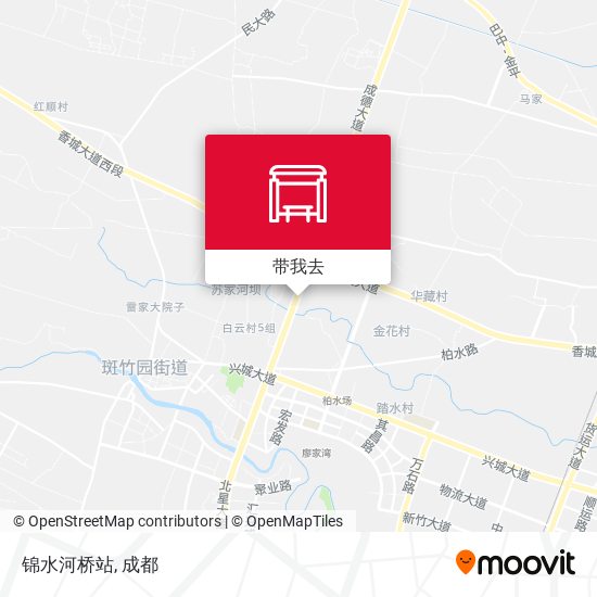 锦水河桥站地图