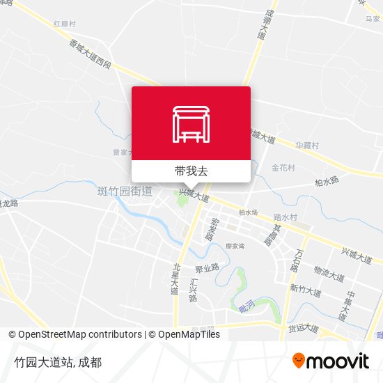 竹园大道站地图