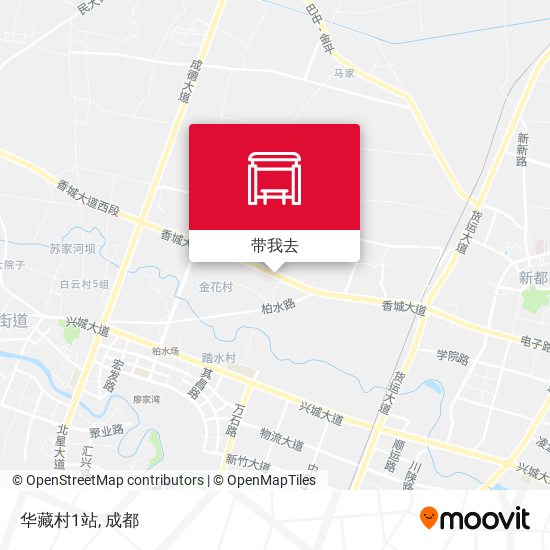 华藏村1站地图