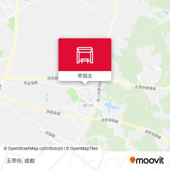 玉带街地图