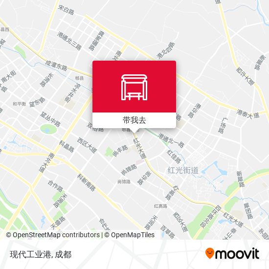 现代工业港地图