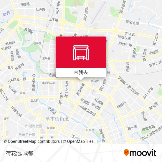 荷花池地图