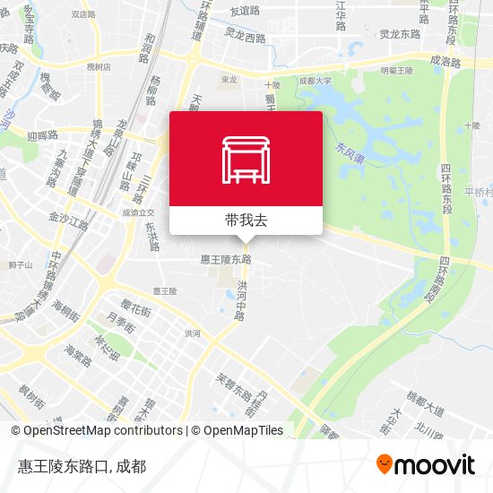 惠王陵东路口地图