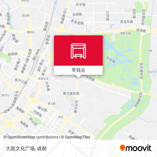 大面文化广场地图