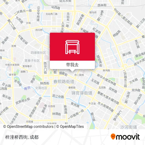 梓潼桥西街地图
