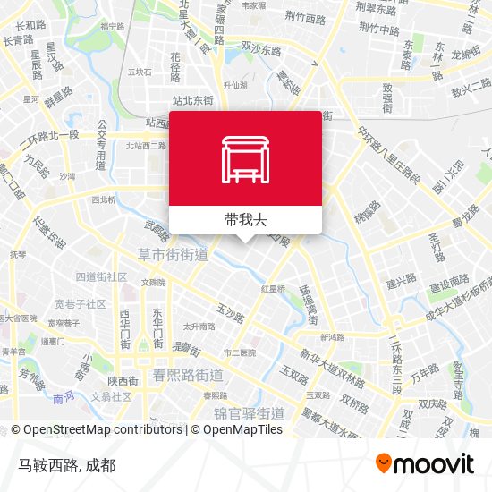马鞍西路地图