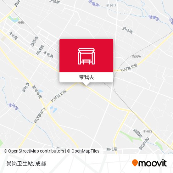 景岗卫生站地图