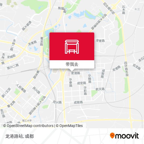 龙港路站地图