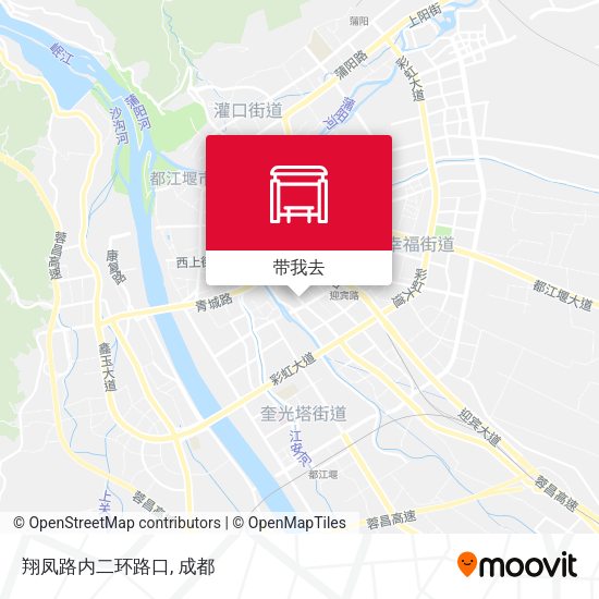 翔凤路内二环路口地图