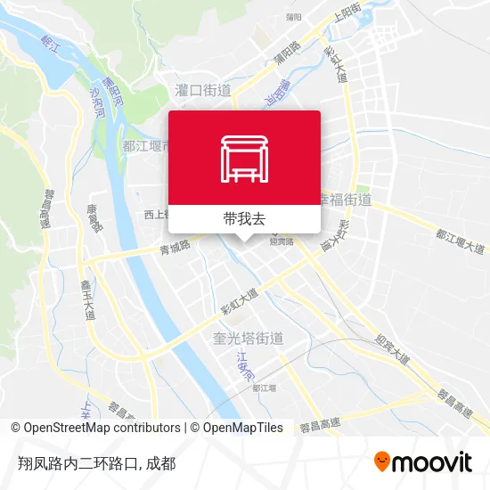 翔凤路内二环路口地图